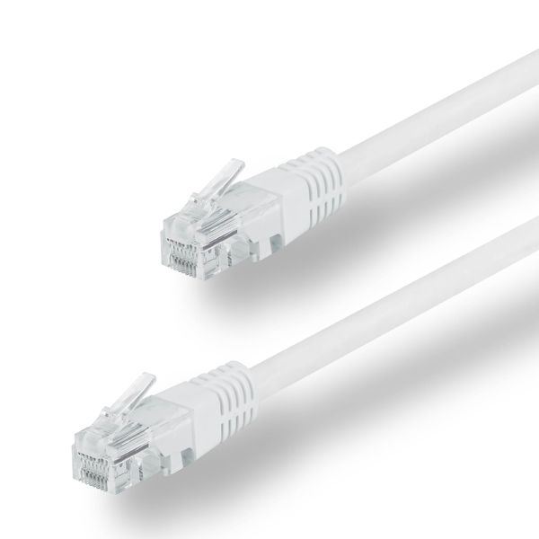 Conext Link 1pc 15ft White CAT5E Network Wire LAN Cable Patch Cord Ethernet Internet Router PC（30122）