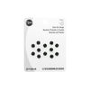 Dritz 80-40-1 Sew-On Snaps, Black, Size 4/0 12-Count