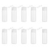 BENECREAT Set of 10 12ml Plastic Translucent Lotion Cream Cosmetic Subdivision Refill Bottle Travel Bottle