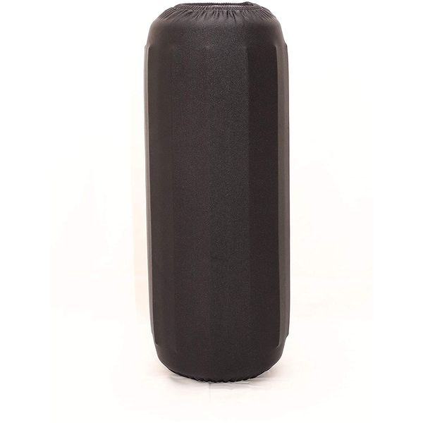 Bumper Buddies Boat Fender Cover (2 per pkg) Fits Taylor Made Big B #2 (8"x20") Center Rope Tube Boat Fender. by Kansas Creations (Black)