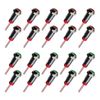 Felimoa Waterproof Indicator Light Pilot Lamp 12-24V/DC 2 Colors 10pcs Each