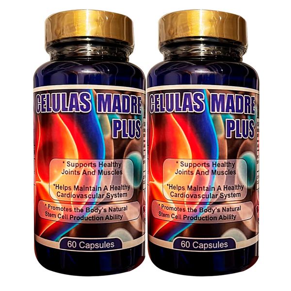 2 Frascos Celulas Madre Plus Regenerador Biotrix Bacterium Stem Cell Pills