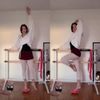 Leg Stretching Strap and Ballet Balance Board, 2 Pc. Set, Stretching, Disc Core Trainer and Flexibility Equipment for Dance, Gymnastics, Cheer or Figure Skating, Portable