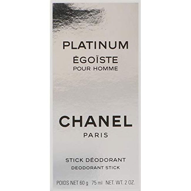 Egoiste Platinum By Chanel For Men Deodorant Stick 2 Oz
