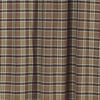 VHC Brands Rustic & Lodge Kitchen Window Curtains-Wyatt Tan Bedding Accessory, 16x72