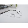Eyekepper Titanium Rimless Reading Glasses Readers Men Gunmetal