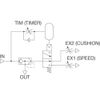 PISCO Japan BJSU4 Speed Controller with Cushioning Function