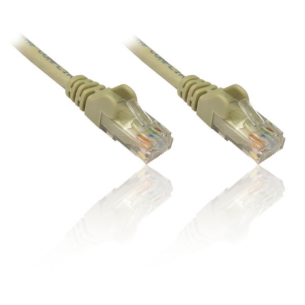 PremiumCord Network Cable, Ethernet, LAN & Patch Cable Cat6, UTP, Quick Flexible & Robust RJ45 Cable 1Gbit/S, AWG 26/7, Copper Cable 100% Cu, Grey, 1 m