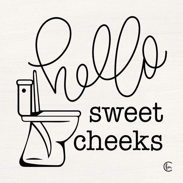 Posterazzi PDXFMC154SMALL Hello Sweet Cheeks Photo Print, 12 x 12, Multi