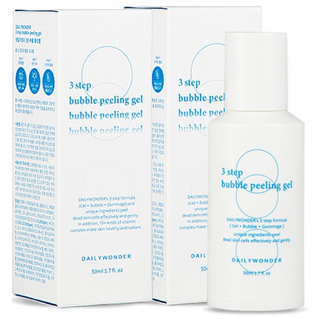 Daily Wonder Facial Exfoliation 3-Step Bubble Gommage Peeling Gel