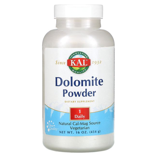 KAL Dolomite Powder 16 oz 454 g Vegetarian