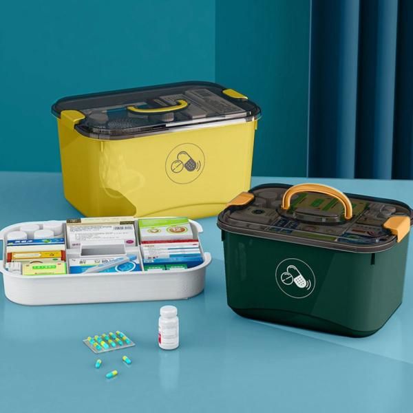 First aid kit medicine cabinet medicine box storage box organizer storage box box case first aid kit emergency kit organizer