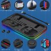 Switch Controller, Joy-Con Charging Stand, Equipped with RGB Lights, Charging Storage, Integrated Multi-Function Charger, Switch Controller, Type-c Adapter, Rapid Charging, Instruction LED Included