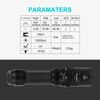 LED Tactical Flashlight IPX8 Waterproof Tourch Light with Rechargeable Batteries