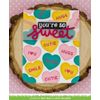 Lawn Fawn Metal Cutting Die Candy Hearts LF1827