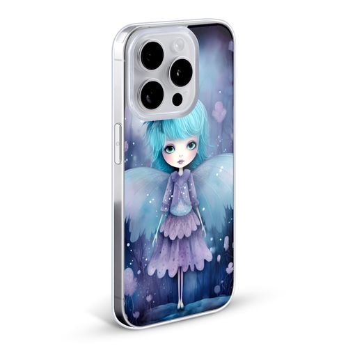 Head Case Designs Officially Licensed Haroulita Blue Hair Fairy Whimsical Gel Case [Military Grade Protection] Compatible with Apple iPhone 14 Pro