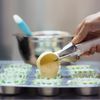 sourcing map 2pcs Cookie Scoops, Ice Cream Scoop with Trigger for Baking Cookie Dough Rice Pudding Kitchen Gadget, Pink