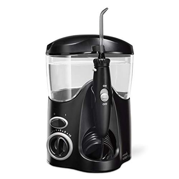 Waterpik Ultra Water Flosser, with 6 Tips, ADA Accepted, Black WP-112