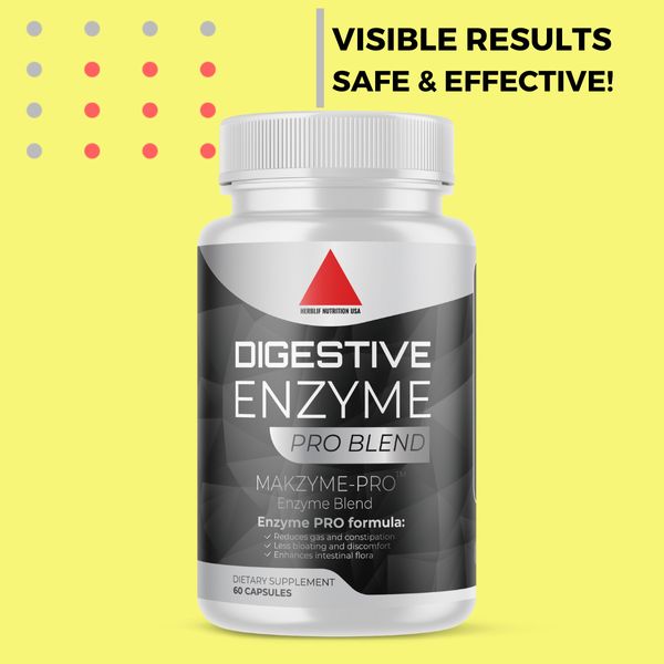 Digestive Enzymes + Prebiotics & Probiotics - Gas & Bloating Relief