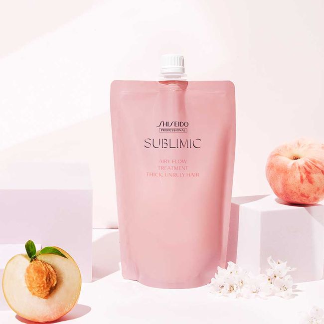 Subrimic Airy Flow Treatment (T) (refill) 450g [for thick and frizzy hair] + sample pack included