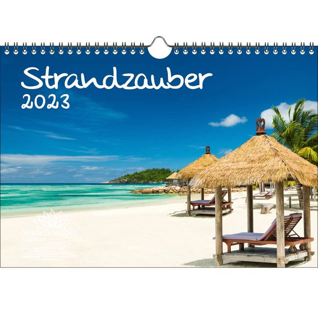 Strandzauber DIN A4 Kalender für 2023 Strand und Strände - Seelenzauber