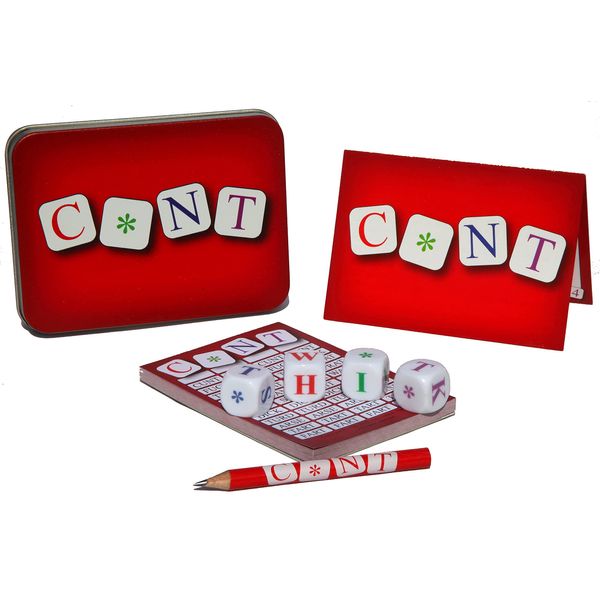 Bawdy Games C*NT The Outrageous Four Letter Swear Word Dice Game - Funny Swearing Rude Gift Idea for Him, Her, Birthday, Pub, Stag, Hen, Parties, Fun & Laughter! - NSFW