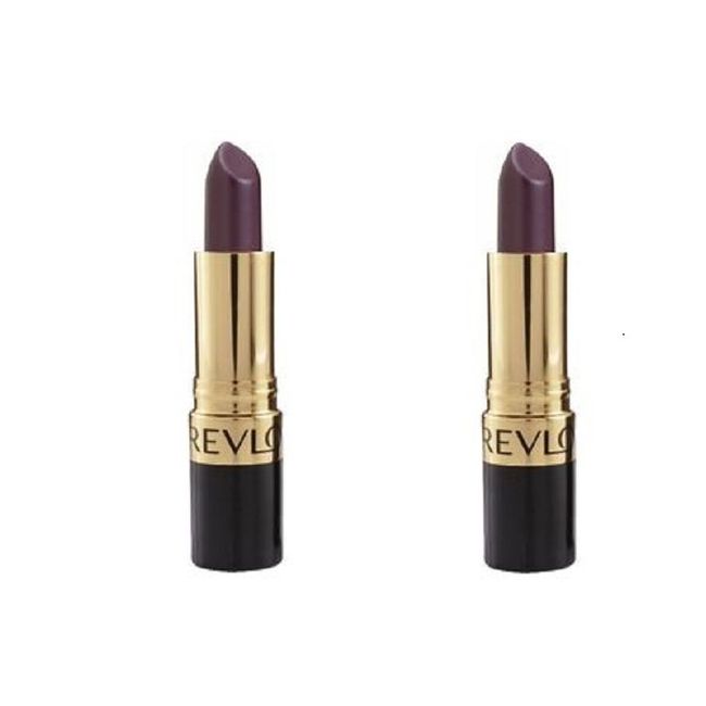 2 Revlon Super Lustrous Lipstick 663 Va Va Violet