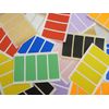 50x20mm (2" x 0.8") Rectangular Mixed Coloured Colour Sticky Labels, Colour Code Stickers - 10 Colours (80)
