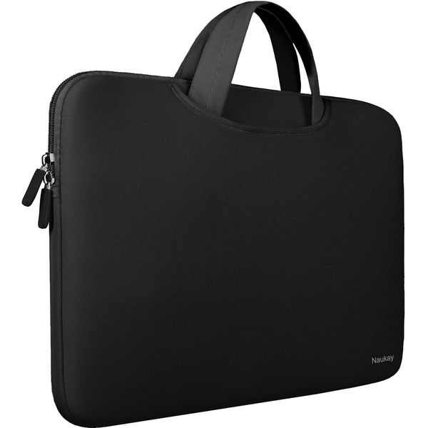 15.6 Inch Laptop Sleeve with Extra Pockets - Protective Case for 15-15.6 inch HP, Dell, Acer Laptops