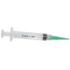 LaMotte 11893 3 ml Plastic Syringe with Green Tip - 3 Per Pack