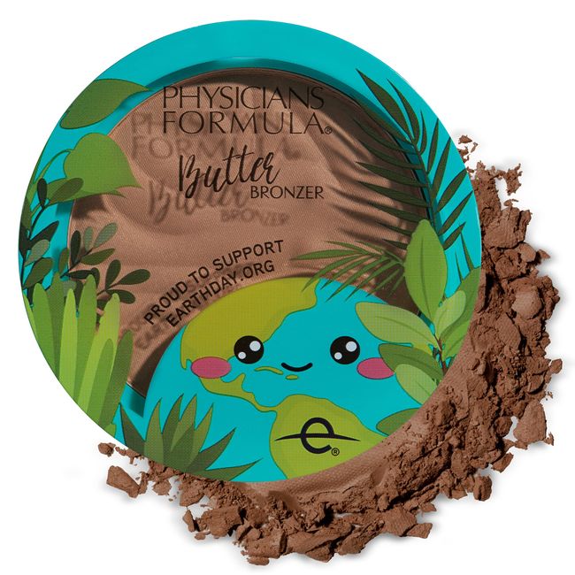 Physicians Formula Earth Day Butter Bronzer Deep Bronzer, Clean Beauty, Dermatologist Tested, Vegan, Cruelty-Free