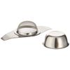 Sunnex 11209 Stainless Steel Tea Strainer with Drip Bowl, Silver