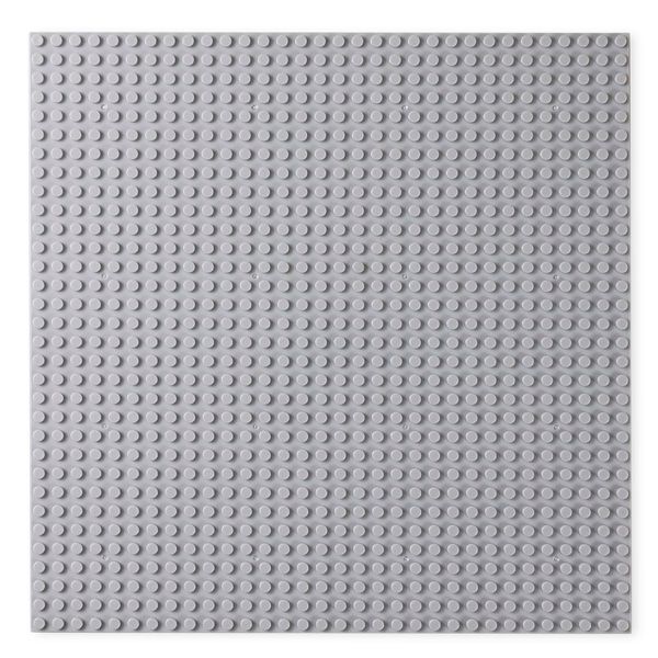 INIBUD Classic Double Sided Foundation Plate 32x32 Pitch (Light Gray)