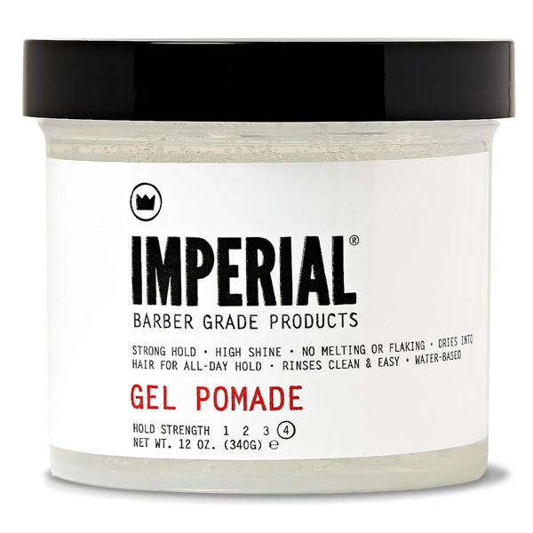Imperial Barber Grade Products Gel Pomade, 12 oz