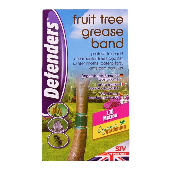 Defenders Fruit Tree Grease Band – 1.7 m, Poison-Free Insect Protection, Suitable for Organic Gardening