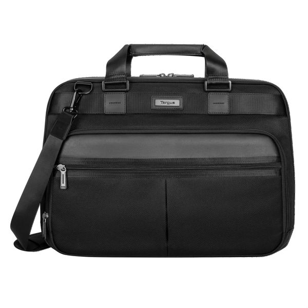 Targus Mobile Elite Laptop Bag for 15.6-inch Laptops, TSA Checkpoint-Friendly Design, Messenger Bag for Men /Women, Computer Bag & Laptop Case for Mac/PC/Dell/Lenovo/HP, Black (TBT045US)