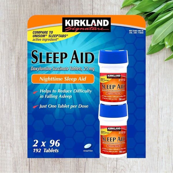 Kirkland Signature Nighttime Sleep Aid, 2x96 Tablets