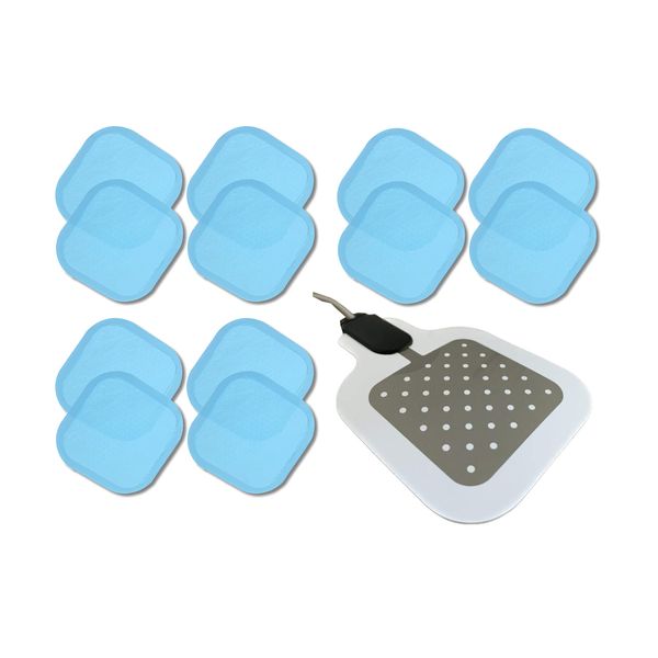 3 Replacement Sets (12 Pieces) Gel Pads Tenspad Silver Compatible with Beurer EM 59 Heat Devices. Save 50% on price