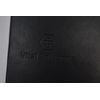 Black Leather Notebook Journal Lined Page Branded 8-1/2"x5-1/2" Elastic Bookmark