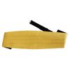DQT Men Plain Satin Wedding Cummerbund - Gold