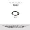 Fuyunohi Hair Tie, Black, No Mark, Hair Tie, Simple, Easy, Stretches, Ponytail Ring, Hair Tie, Bun, Hair Tie, Hair Tie, Adult, Fashionable, Set of 6, Elastic Hair, High Elasticity, Korean Style, Elegant, Black
