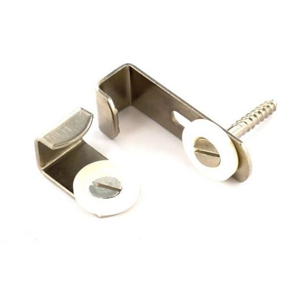 Mirror Brackets Adjustable Nickel Plated x4