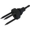 Tsuchiyu Sangyo KNS-03 03862 Bit Replaceable Uprooting Socket, Impact Wrench Compatible, For Removing Strawberry Seedlings