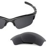 Revant Replacement Lenses Compatible With Oakley Half Jacket 2.0 XL, Polarized, Stealth Black