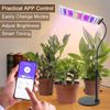 Full Spectrum Desk Growth Lamp Automatic Timer LED Plant Growing Adjustable