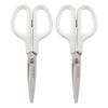 Plus Scissors SC-175S-AB 35-735 x 2 Standard Anti-Bacterial Griff, White