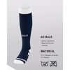 JAKO Unisex Stutzenstrumpf Dynamic, marine, 3 (35-38)