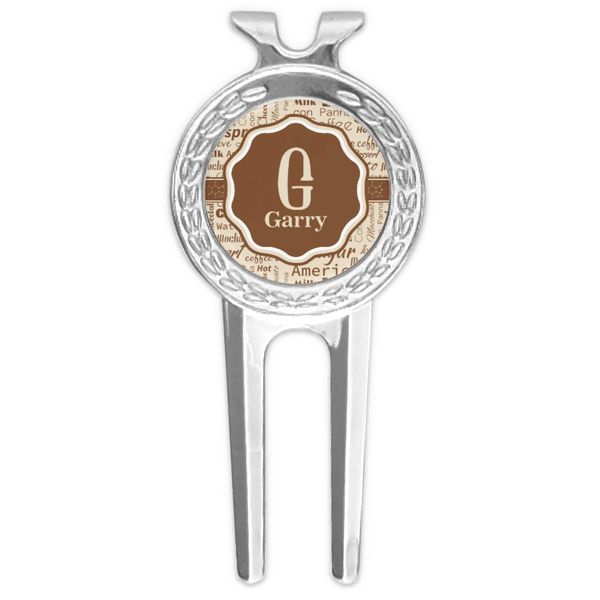 YouCustomizeIt Personalized Coffee Lover Golf Divot Tool & Ball Marker