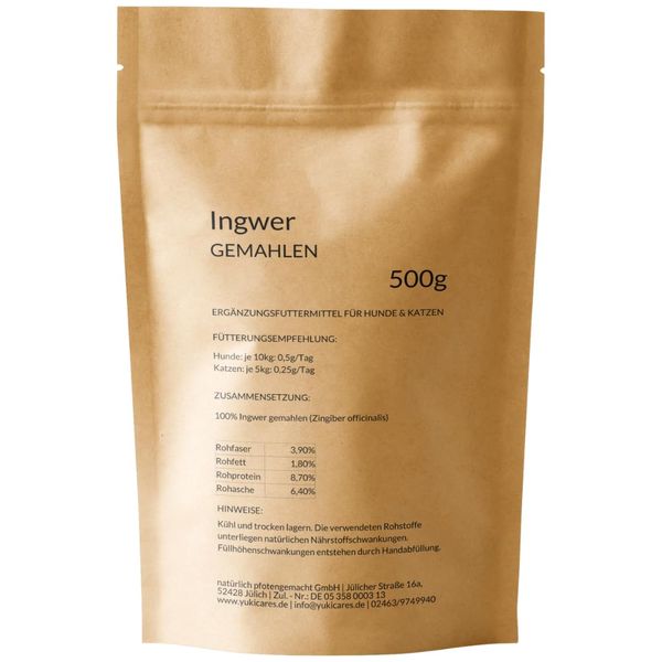 Ginger Powder 500g for Animals