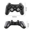 Diswoe Controller for PS-3, Wireless Bluetooth Controller Gamepad Joystick, Double Vibrating Controller for Play_station 3 with Charger Cable Cord Thump Grips